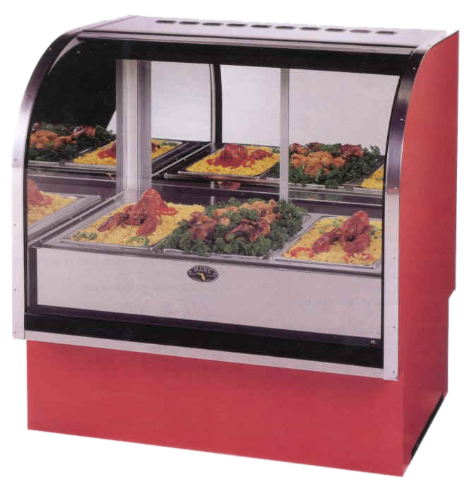 Commercial Hot Food Display Cases & Merchandising